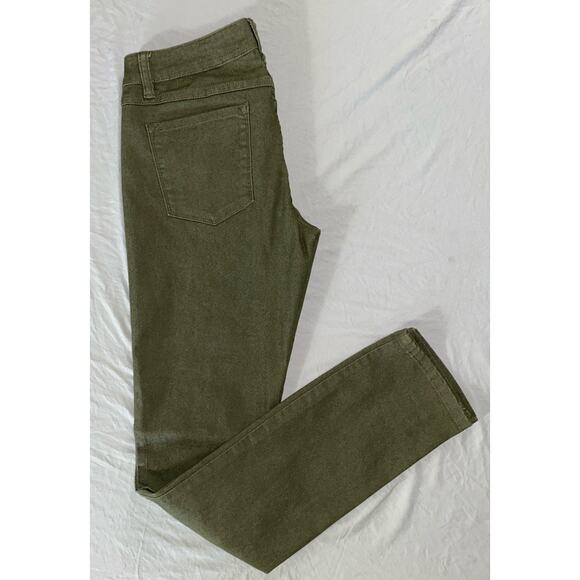 Prana Kara Lightweight 5-Pocket Stretch Organic Cotton Jeans. Olive, Women's 27. - Picture 2 of 9